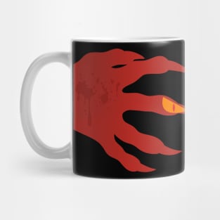 Funny devil hands Mug